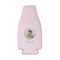 Baby Girl Photo Zipper Bottle Cooler - FRONT (flat)