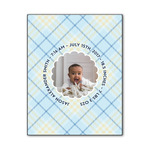 Baby Boy Photo Wood Print - 11x14