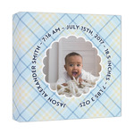 Baby Boy Photo Canvas Print - 12x12