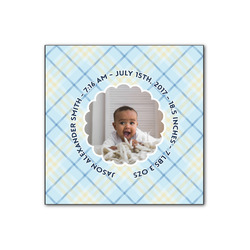 Baby Boy Photo Wood Print - 12x12