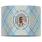 Baby Boy Photo 16" Drum Lampshade - FRONT (Fabric)