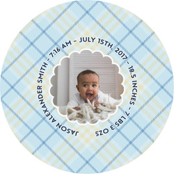 Baby Boy Photo Multipurpose Round Labels - 2"