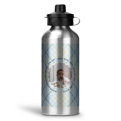 Baby Boy Photo Water Bottles - 20 oz - Aluminum