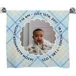 Baby Boy Photo Bath Towel (Personalized)