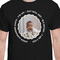 Baby Boy Photo Black Crew T-Shirt on Model - CloseUp