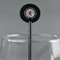 Baby Boy Photo Black Plastic 5.5" Stir Stick - Round - Main