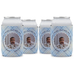 Baby Boy Photo Can Cooler (12 oz) - Set of 4