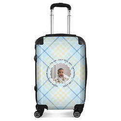 Baby Boy Photo Suitcase - 20" Carry On (Personalized)