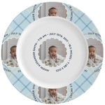 Baby Boy Photo Ceramic Dinner Plates (Set of 4) (Personalized)