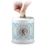 Baby Boy Photo Coin Bank (Personalized)