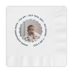 Baby Boy Photo Embossed Decorative Napkins