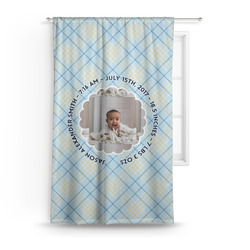 Baby Boy Photo Curtain Panel - Custom Size