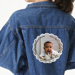 Baby Boy Photo Large Custom Shape Patch - 2XL