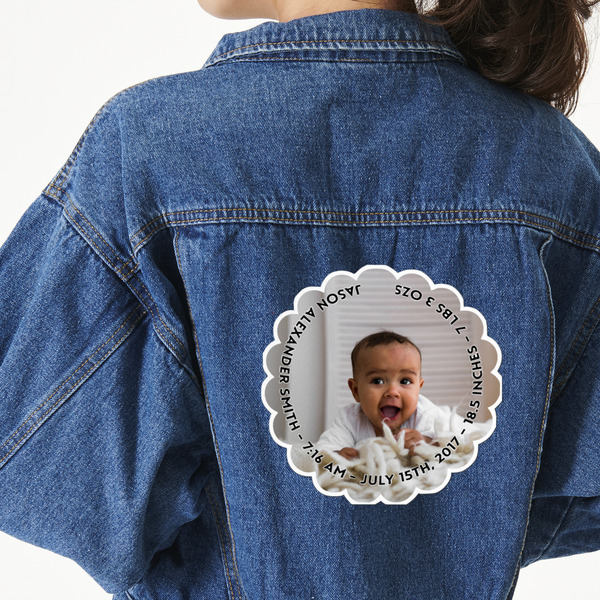 Custom Baby Boy Photo Large Custom Shape Patch - 2XL