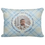 Baby Boy Photo Decorative Baby Pillowcase - 16"x12" (Personalized)