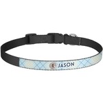 Baby Boy Photo Dog Collar - Large (Personalized)