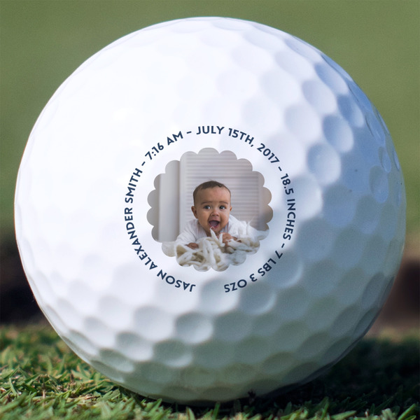 Custom Baby Boy Photo Golf Balls