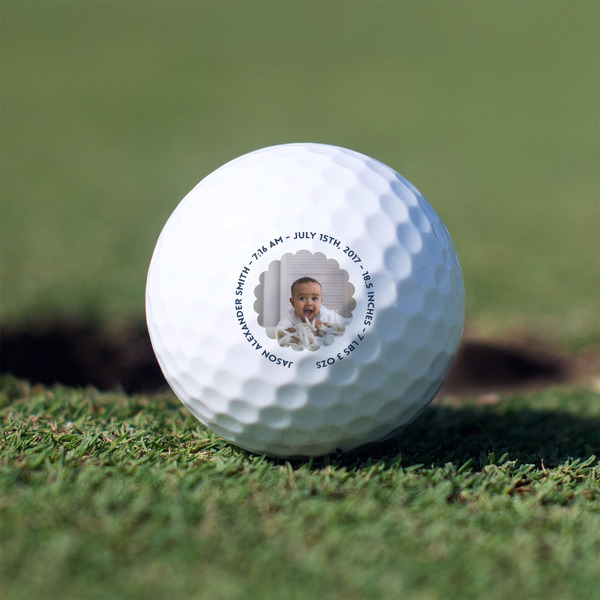 Custom Baby Boy Photo Golf Balls - Non-Branded - Set of 3