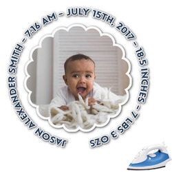 Baby Boy Photo Graphic Iron On Transfer - Up to 4.5"x4.5"