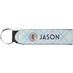 Baby Boy Photo Neoprene Keychain Fob (Personalized)