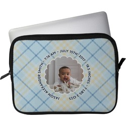 Baby Boy Photo Laptop Sleeve / Case - 13" (Personalized)