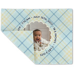 Baby Boy Photo Double-Sided Linen Placemat - Single