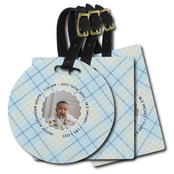 Baby Boy Photo Plastic Luggage Tag