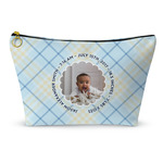 Baby Boy Photo Makeup Bag - Large - 12.5"x7" (Personalized)