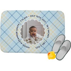 Baby Boy Photo Memory Foam Bath Mat (Personalized)