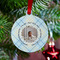 Baby Boy Photo Metal Ball Ornament - Lifestyle