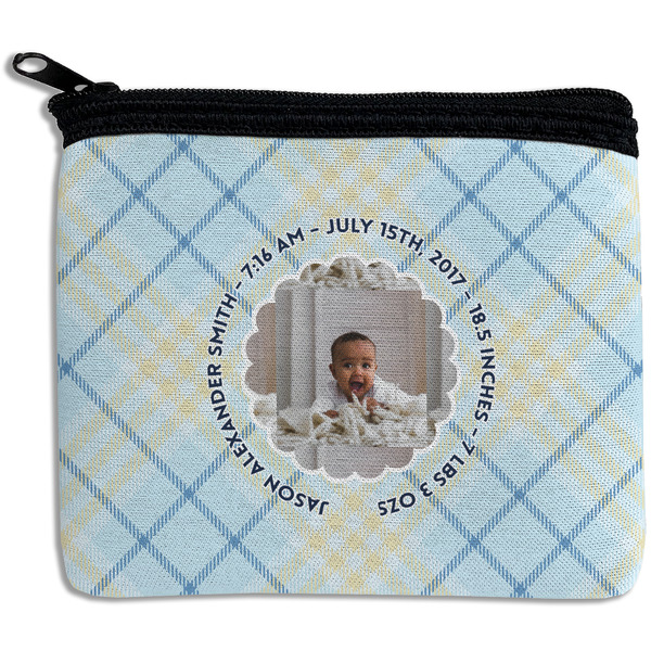 Custom Baby Boy Photo Rectangular Coin Purse (Personalized)