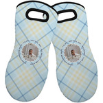 Baby Boy Photo Neoprene Oven Mitts - Set of 2