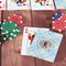 Baby Boy Photo On Table with Poker Chips