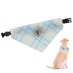 Baby Boy Photo Dog Bandana - Small (Personalized)