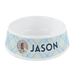 Baby Boy Photo Plastic Dog Bowl - Small