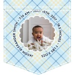 Baby Boy Photo Iron On Faux Pocket (Personalized)