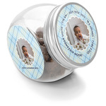 Baby Boy Photo Puppy Treat Jar (Personalized)