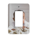 Baby Boy Photo Rocker Style Light Switch Cover