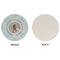 Baby Boy Photo Round Linen Placemats - APPROVAL (single sided)