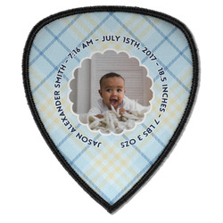 Baby Boy Photo Iron on Shield Patch A