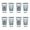 Baby Boy Photo Shot Glassess - Two Tone - Set of 4 - APPROVAL