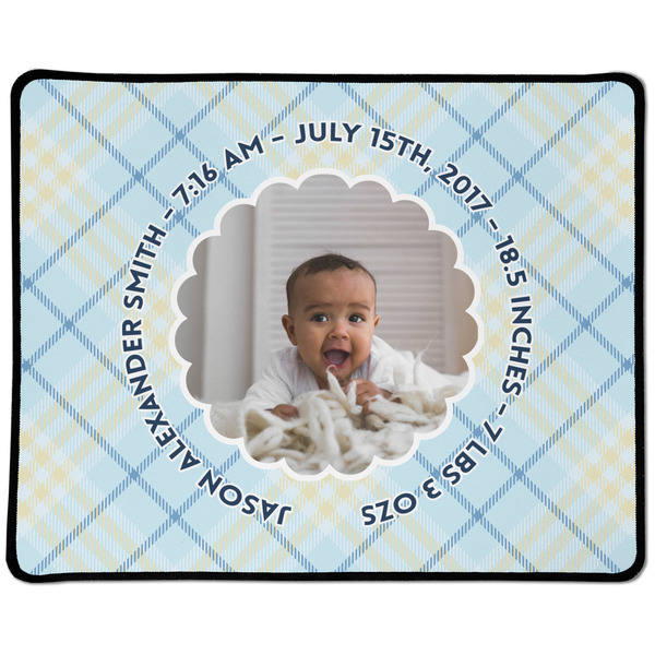 Custom Baby Boy Photo Large Gaming Mouse Pad - 12.5" x 10"