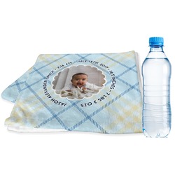 Baby Boy Photo Sports & Fitness Towel (Personalized)