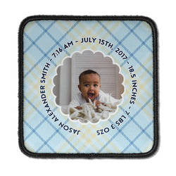 Baby Boy Photo Iron On Square Patch