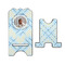 Baby Boy Photo Stylized Phone Stand - Front & Back - Large