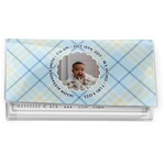 Baby Boy Photo Vinyl Checkbook Cover (Personalized)