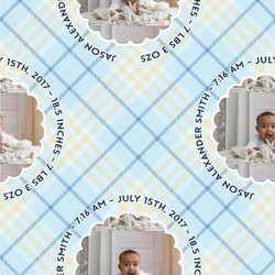 Baby Boy Photo Wallpaper & Surface Covering (Water Activated 24"x 24" Sample)