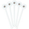 Baby Boy Photo White Plastic 5.5" Stir Stick - Fan View