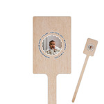 Baby Boy Photo 6.25" Rectangle Wooden Stir Sticks - Single Sided
