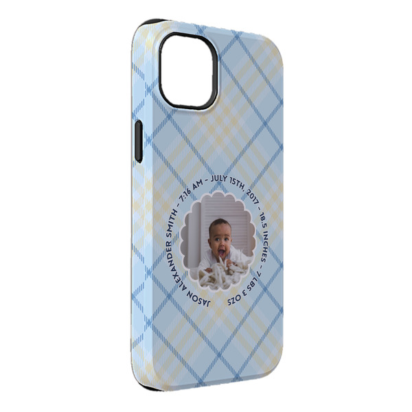 Custom Baby Boy Photo iPhone Case - Rubber Lined - iPhone 14 Plus